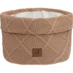 Chambre et rangement-Rangement-Panier de rangement check knit oatmeal (14 x 18 cm)