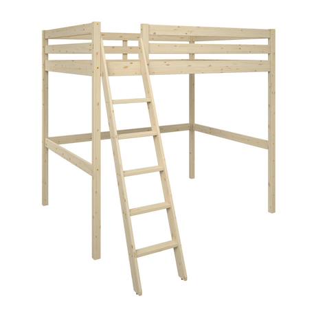 Lit mezzanine 2 places pin massif  isidore Blanc+Bois 10 - vertbaudet enfant 