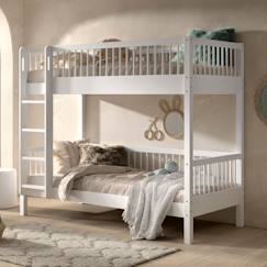 Chambre et rangement-Lit superposé en hêtre massif  aubane
