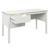 Bureau à deux tiroirs pin massif leopold Blanc 4 - vertbaudet enfant 