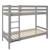 Lit superposé pin massif  basile Blanc+Gris 10 - vertbaudet enfant 