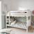 Lit superposé séparable et matelas pin massif  arthur Blanc 1 - vertbaudet enfant 