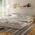 Lit sofa avec lits gigognes pin massif  ninon Blanc 1 - vertbaudet enfant 