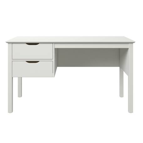Bureau à deux tiroirs pin massif leopold Blanc 5 - vertbaudet enfant 