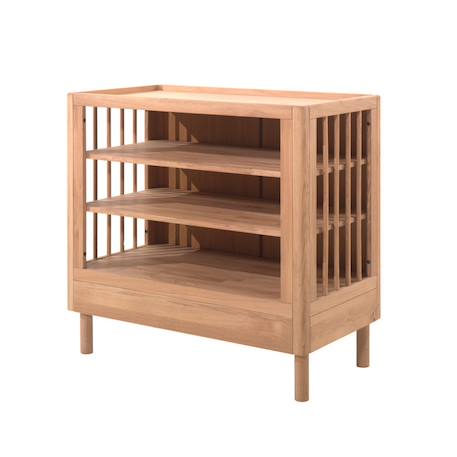 Table à langer en chêne massif  romane Bois naturel 4 - vertbaudet enfant 