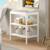 Table à langer en hêtre massif naturel  paola Blanc+Bois+Gris 1 - vertbaudet enfant 