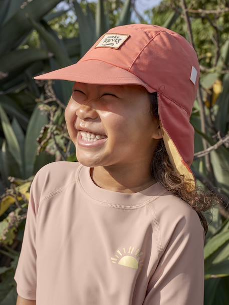 T-shirt de bain anti-UV enfant LÄSSIG manches courtes pêche 4 - vertbaudet enfant 