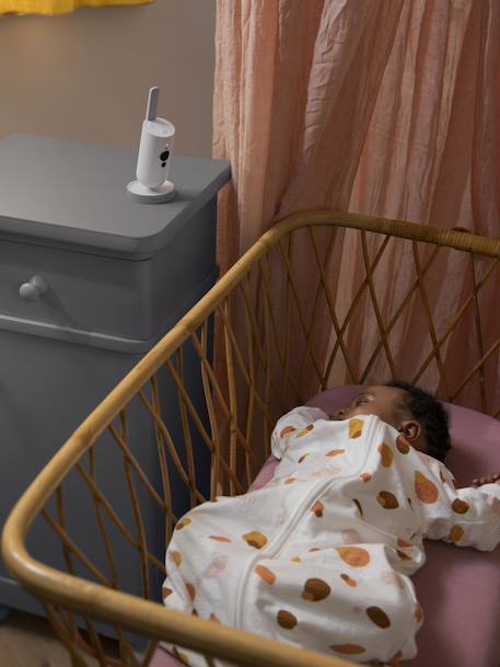 Ecoute bébé vidéo connecté blanc 1 - vertbaudet enfant 