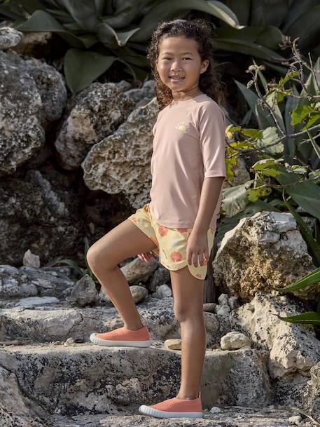 T-shirt de bain anti-UV enfant LÄSSIG manches courtes pêche 5 - vertbaudet enfant 