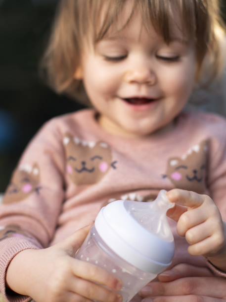 Pack de trois tétines Natural Response - débits 3,4,5 transparent 3 - vertbaudet enfant 