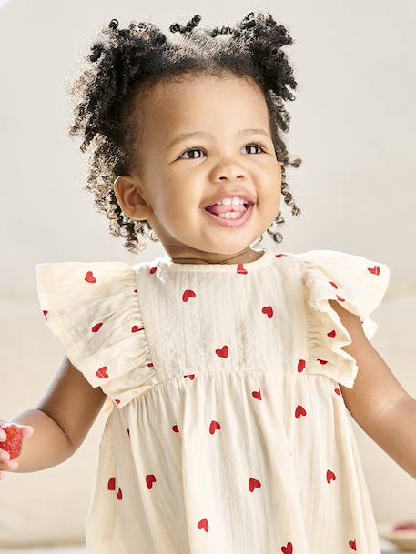 Robe bébé en seersucker carreaux vert+vanille 11 - vertbaudet enfant 