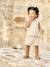 Ensemble bébé top + short en macramé vanille 1 - vertbaudet enfant 