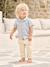 Chemise manches courtes maille fantaisie bébé bleu grisé 6 - vertbaudet enfant 