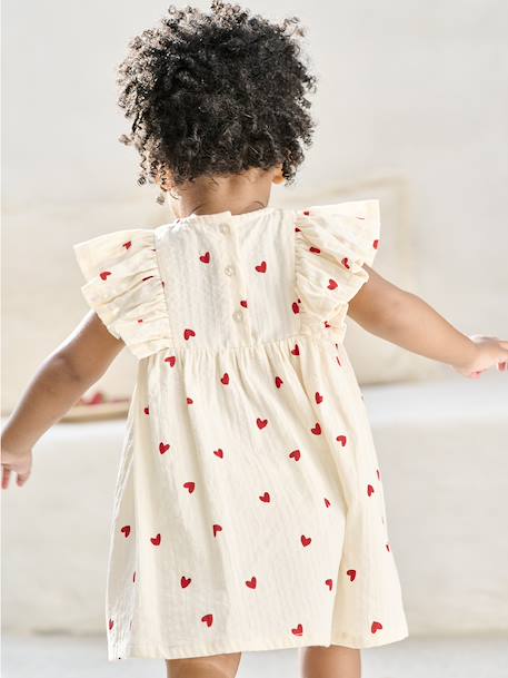 Robe bébé en seersucker carreaux vert+vanille 12 - vertbaudet enfant 