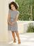 Robe fille effet 2 en 1 blanc imprimé+écru+marine+vanille 8 - vertbaudet enfant 