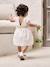 Robe cérémonie bébé fille ceinture nouée au dos blanc 8 - vertbaudet enfant 