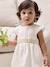 Robe cérémonie bébé fille ceinture nouée au dos blanc 7 - vertbaudet enfant 