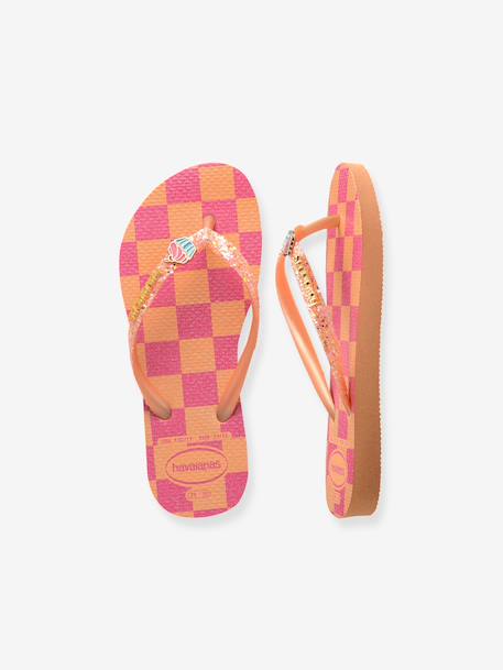 Tongs enfant Slim Glitter Trendy HAÏAVANAS rose 5 - vertbaudet enfant 
