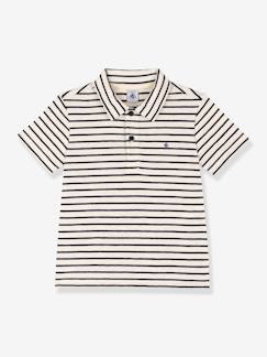 Garçon-T-shirt, polo, sous-pull-Polo rayé manches courtes garçon