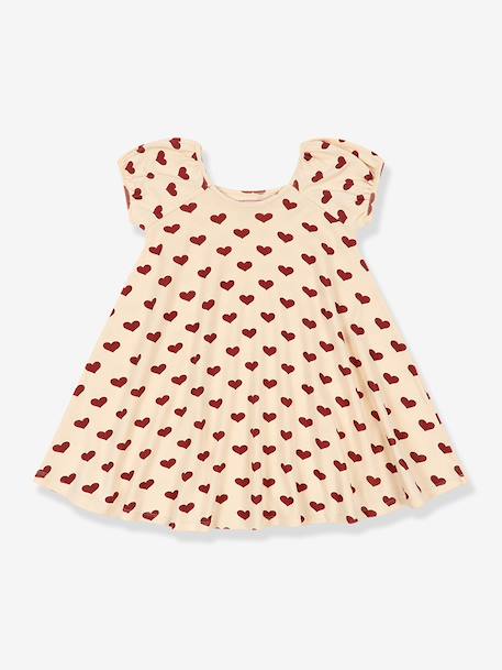 Robe bébé imprimée Amour rouge rouge 1 - vertbaudet enfant 