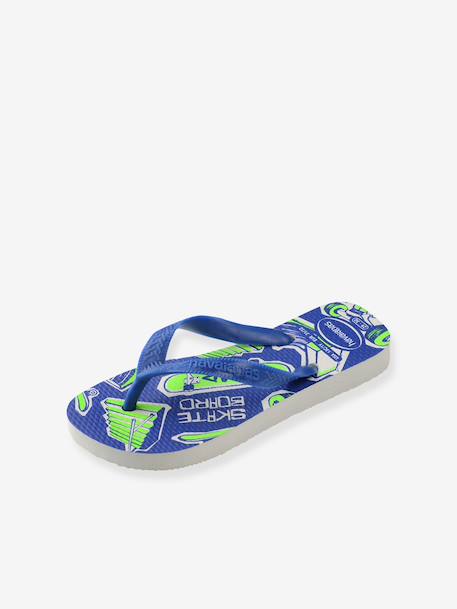Tongs enfant Athletic HAVAÏANAS bleu électrique 3 - vertbaudet enfant 