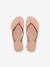 Tongs enfant Slim Glitter II HAVAÏANAS rose 3 - vertbaudet enfant 