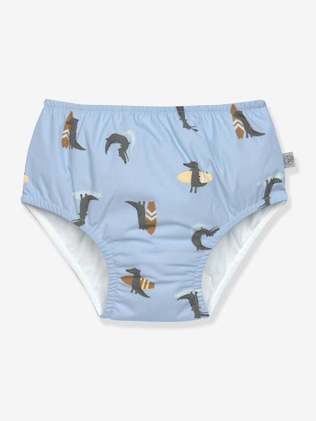 Maillot de bain couche bébé LÄSSIG bleu ciel+vanille+vert 1 - vertbaudet enfant 