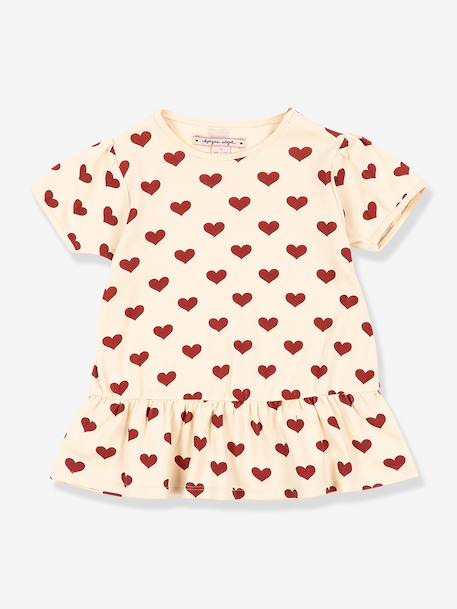 Tee-shirt bébé manches courtes rouge 1 - vertbaudet enfant 