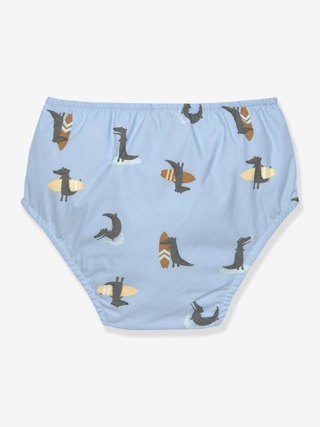 Maillot de bain couche bébé LÄSSIG bleu ciel+vanille+vert 3 - vertbaudet enfant 