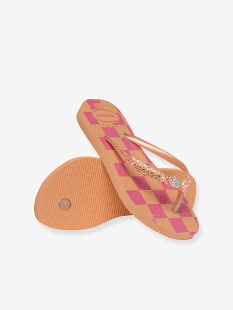 Tongs enfant Slim Glitter Trendy HAÏAVANAS rose 2 - vertbaudet enfant 