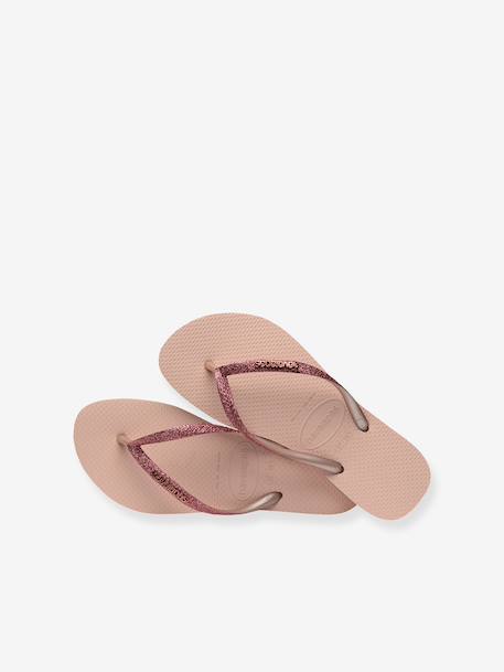 Tongs enfant Slim Glitter II HAVAÏANAS rose 4 - vertbaudet enfant 