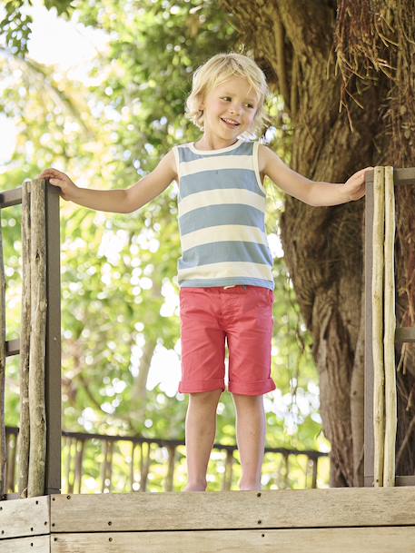 Lot de 2 débardeurs garçon lot jaune+lot vert 7 - vertbaudet enfant 