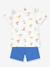Pyjamacourt enfant motifs surfeurs blanc 2 - vertbaudet enfant 