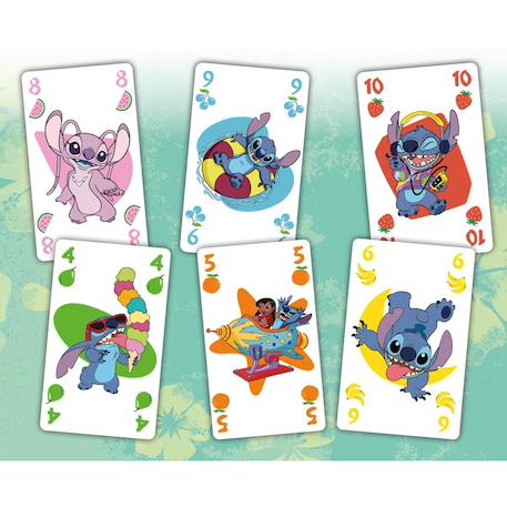 Jeu de cartes level 8 stitch Bleu 3 - vertbaudet enfant 