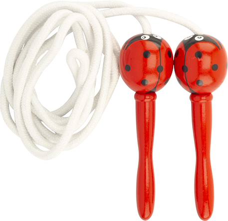 Corde à sauter coccinelle Rouge 2 - vertbaudet enfant 