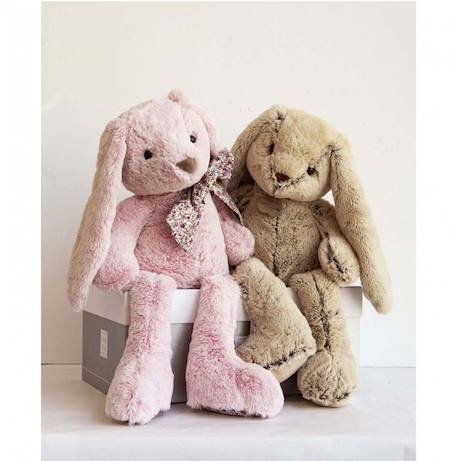 Peluche lapin beige 40 cm Beige 3 - vertbaudet enfant 