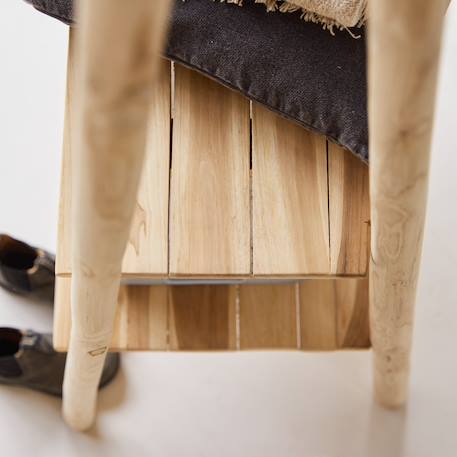 Portant enfant en bois de teck 160 kilim Naturel 3 - vertbaudet enfant 