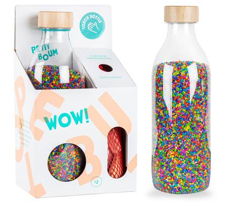 Bouteille sensorielle wow touch bottle Bleu 1 - vertbaudet enfant 
