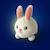 Peluche lumineuse shakies lapin Gris 2 - vertbaudet enfant 