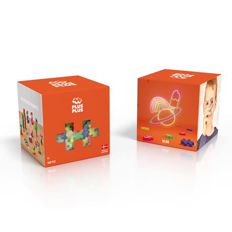 Recharge 600 pcs Plus Plus Arc-en-ciel+Basic+Néon+Pastel+Phosphorescent 11 - vertbaudet enfant 