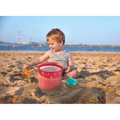 Set de jeu de plage pliable Rouge 4 - vertbaudet enfant 