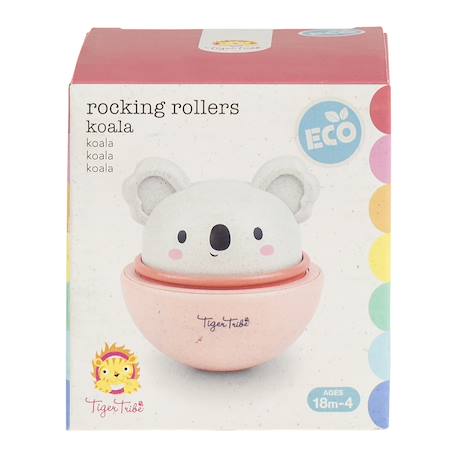 Koala culbuto et véhicule à friction Rose 6 - vertbaudet enfant 