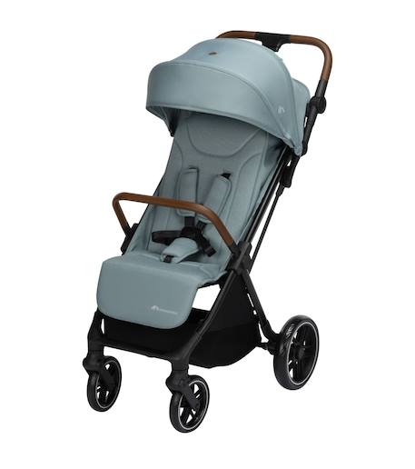 Poussette naissance compacte indra Mineral blue+Mineral graphite 1 - vertbaudet enfant 