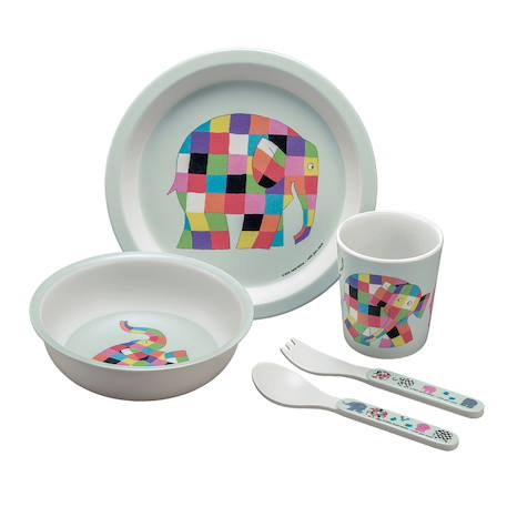 Coffret 5 pièces elmer Blanc 1 - vertbaudet enfant 