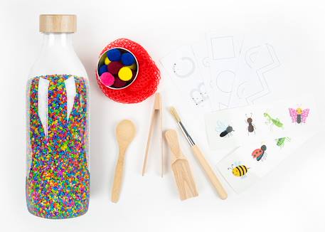 Bouteille sensorielle wow touch bottle Bleu 3 - vertbaudet enfant 