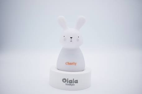 Veilleuse charly le lapin Blanc 4 - vertbaudet enfant 