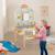 Marchande en bois + 12 pots de pâte à modeler x play-doh + tablier et accessoires Vert menthe - naturel 2 - vertbaudet enfant 