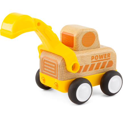 Routoudou - mini pelleteuse Jaune 5 - vertbaudet enfant 