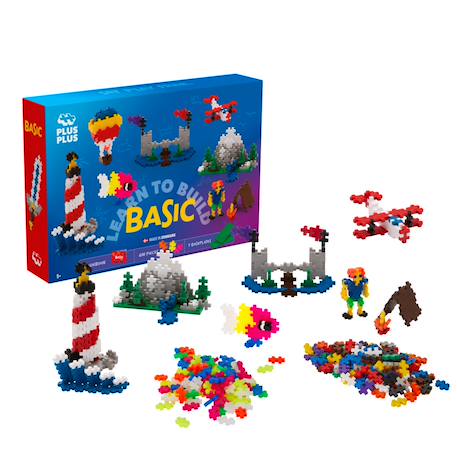 Kit découverte basic & néon  600 pcs Multicolore 1 - vertbaudet enfant 