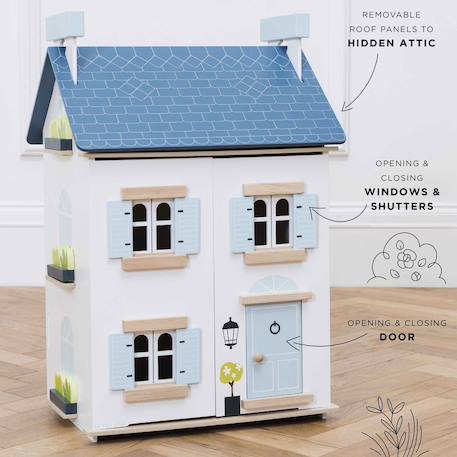 Maison de poupées sky house Bleu 4 - vertbaudet enfant 